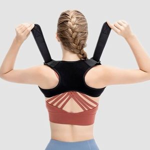 NWOT - Adjustable Back Posture Corrector in Black - New!